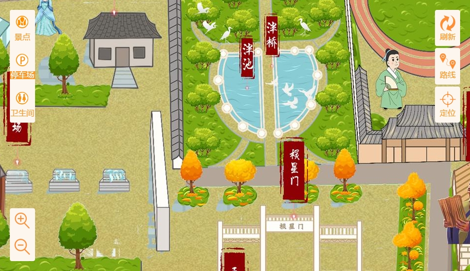 明水手绘地图景区语音讲解导览系统：智慧景区建设的基石